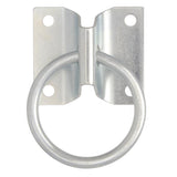 Hampton Small Zinc-Plated Silver Steel 1.875 in. L Hitching Ring 250 lb 1 pk, Pack of 5