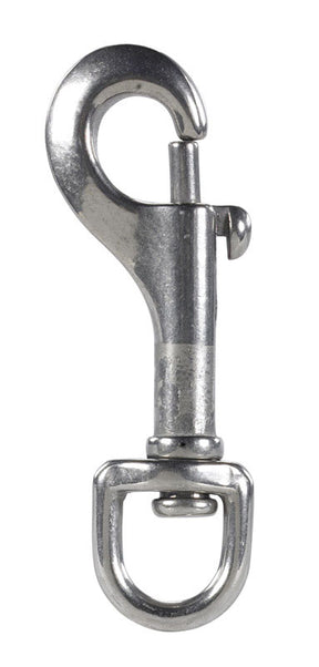Campbell 1/2 in. D X 2-15/16 in. L Polished Stainless Steel Bolt Snap 50 lb, Pack of 10
