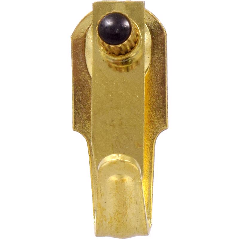 HILLMAN Brass-Plated Gold Safety All Purpose Hanger 20 lb 3 pk, Pack of 10