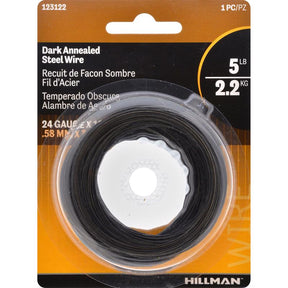 HILLMAN 100 ft. L Black Annealed Steel 24 Ga. Wire, Pack of 10