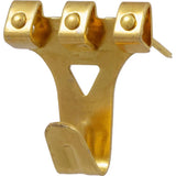 HILLMAN Brass-Plated Gold Assorted Picture Hanger 5 pk, Pack of 10