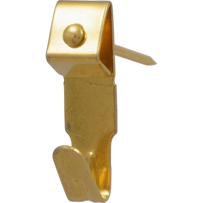HILLMAN Brass-Plated Gold Assorted Picture Hanger 5 pk, Pack of 10