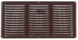 Air Vent 8 in. H X 16 in. L Brown Aluminum Undereave Vent, Pack of 24
