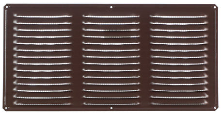 Air Vent 8 in. H X 16 in. L Brown Aluminum Undereave Vent, Pack of 24