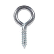 Hampton 3/8 in. D X 2-7/8 in. L Zinc-Plated Steel Screw Eye 250 lb. cap. 1 pk, Pack of 20