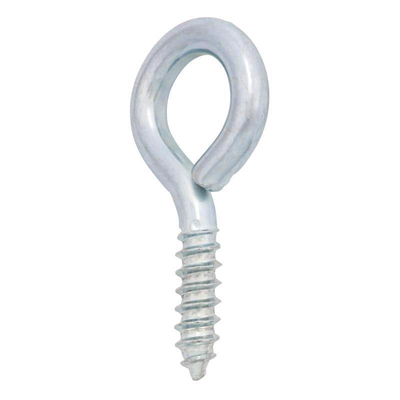 Hampton 3/8 in. D X 2-7/8 in. L Zinc-Plated Steel Screw Eye 250 lb. cap. 1 pk, Pack of 20
