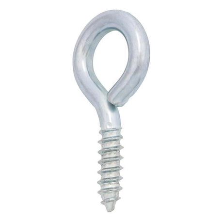 Hampton 3/8 in. D X 2-7/8 in. L Zinc-Plated Steel Screw Eye 250 lb. cap. 1 pk, Pack of 20