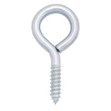 Hampton 7/16 in. D X 3-7/8 in. L Zinc-Plated Steel Screw Eye 325 lb. cap. 10 pk, Pack of 10