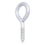Hampton 7/16 in. D X 3-7/8 in. L Zinc-Plated Steel Screw Eye 325 lb. cap. 10 pk, Pack of 10