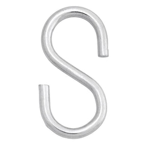 Hampton Medium Zinc-Plated Silver Steel 2.125 in. L S-Hook 55 lb 1 pk, Pack of 20