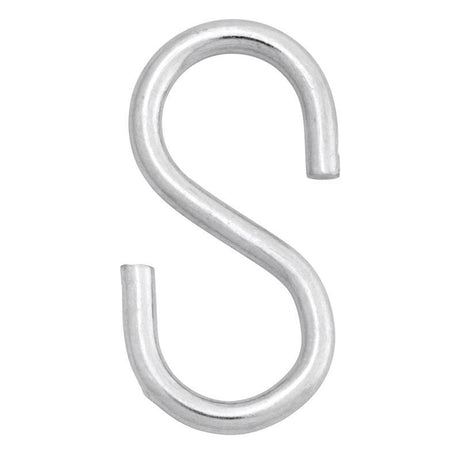 Hampton Medium Zinc-Plated Silver Steel 2.125 in. L S-Hook 55 lb 1 pk, Pack of 20