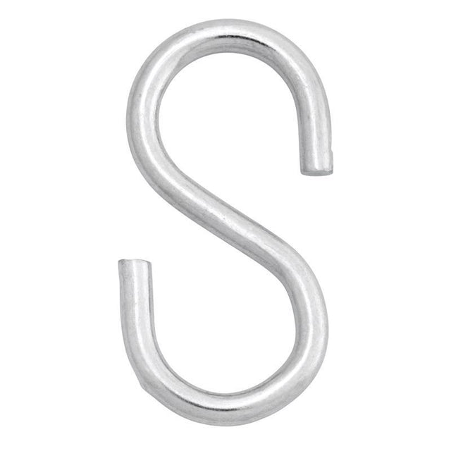 Hampton Medium Zinc-Plated Silver Steel 2.125 in. L S-Hook 55 lb 1 pk, Pack of 20