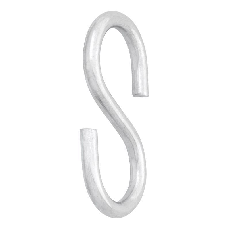 Hampton Medium Zinc-Plated Silver Steel 2.125 in. L S-Hook 55 lb 1 pk, Pack of 20
