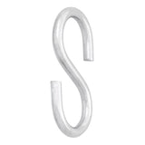 Hampton Medium Zinc-Plated Silver Steel 2.125 in. L S-Hook 55 lb 1 pk, Pack of 20