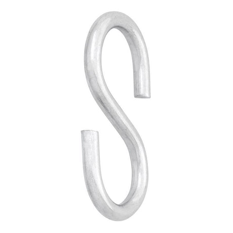 Hampton Medium Zinc-Plated Silver Steel 2.125 in. L S-Hook 55 lb 1 pk, Pack of 20