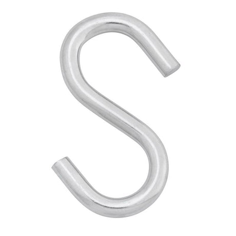 Hampton Medium Zinc-Plated Silver Steel 2.75 in. L S-Hook 160 lb 1 pk, Pack of 20