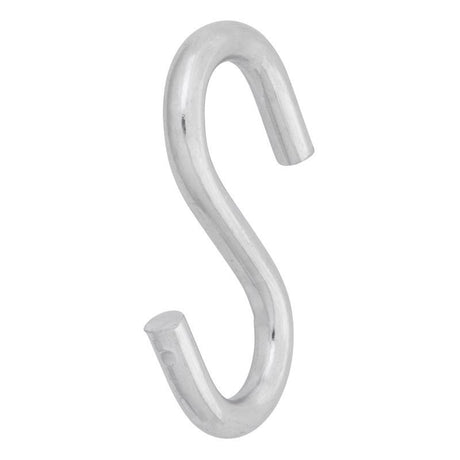 Hampton Medium Zinc-Plated Silver Steel 2.75 in. L S-Hook 160 lb 1 pk, Pack of 20