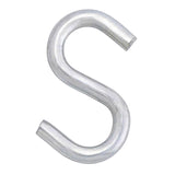 Hampton Small Zinc-Plated Silver Steel 1 in. L S-Hook 20 lb 1 pk, Pack of 20