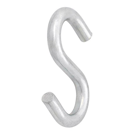 Hampton Small Zinc-Plated Silver Steel 1 in. L S-Hook 20 lb 1 pk, Pack of 20
