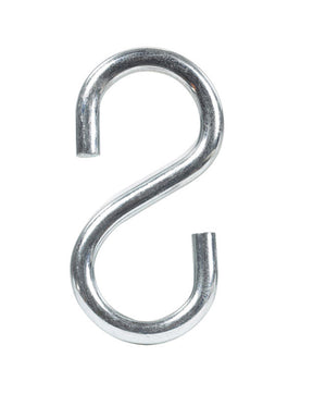 Hampton Small Zinc-Plated Silver Steel 1.5 in. L S-Hook 80 lb 1 pk, Pack of 20
