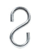 Hampton Small Zinc-Plated Silver Steel 1.5 in. L S-Hook 80 lb 1 pk, Pack of 20