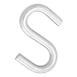 Hampton Small Zinc-Plated Silver Steel 2 in. L S-Hook 150 lb 1 pk, Pack of 20