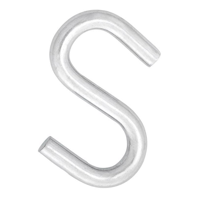 Hampton Small Zinc-Plated Silver Steel 2 in. L S-Hook 150 lb 1 pk, Pack of 20