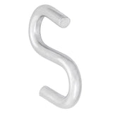 Hampton Small Zinc-Plated Silver Steel 2 in. L S-Hook 150 lb 1 pk, Pack of 20