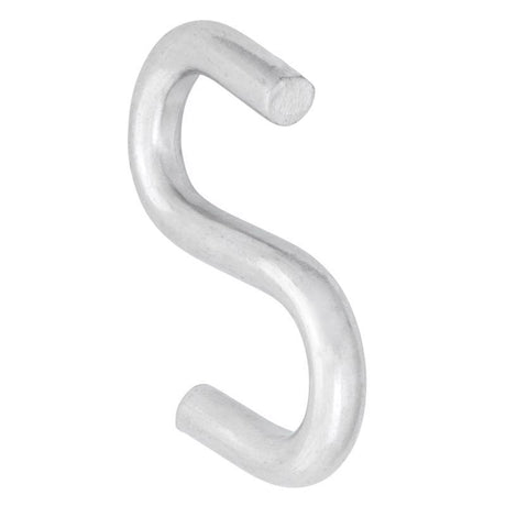 Hampton Small Zinc-Plated Silver Steel 2 in. L S-Hook 150 lb 1 pk, Pack of 20