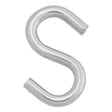 Hampton Small Zinc-Plated Silver Steel 2.5 in. L S-Hook 250 lb 1 pk, Pack of 20