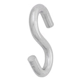Hampton Small Zinc-Plated Silver Steel 2.5 in. L S-Hook 250 lb 1 pk, Pack of 20