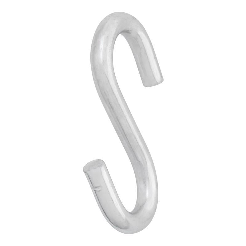 Hampton Small Zinc-Plated Silver Steel 3 in. L S-Hook 230 lb 1 pk, Pack of 20