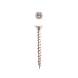 SPAX Multi-Material No. 8 Label X 1-1/2 in. L Unidrive Flat Head Serrated Construction Screws