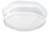 ETI Color Preference Series FME-10-802-MV-N-N-W Hexagon Lighting, 120 VAC, LED Lamp, 830 Lumens, White Fixture
