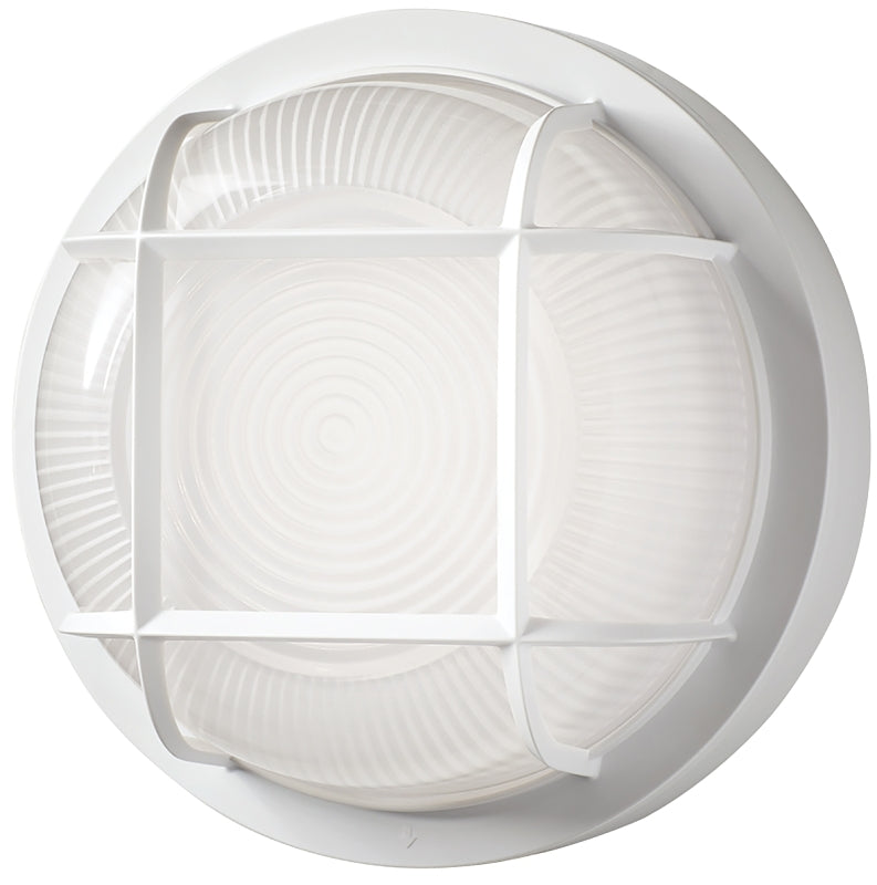 ETI MB Series 504081020 Round Marine Bulkhead Light, 6.9 W, 120/277 V, LED, 917 Lumens, 2700, 3000, 4000 K, White