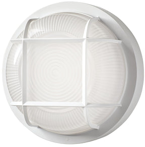 ETI MB Series 504081020 Round Marine Bulkhead Light, 6.9 W, 120/277 V, LED, 917 Lumens, 2700, 3000, 4000 K, White