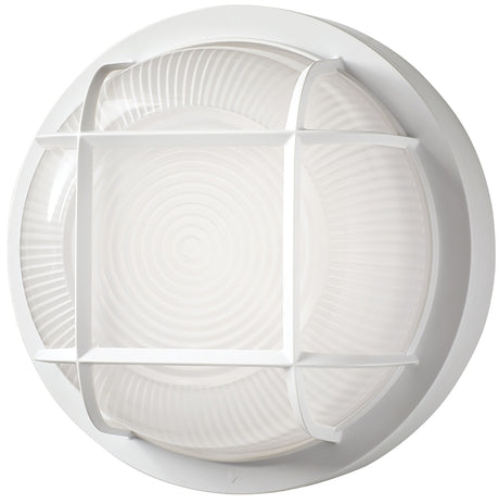 ETI MB Series 504081020 Round Marine Bulkhead Light, 6.9 W, 120/277 V, LED, 917 Lumens, 2700, 3000, 4000 K, White