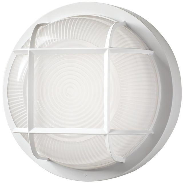 ETI MB Series 504081020 Round Marine Bulkhead Light, 6.9 W, 120/277 V, LED, 917 Lumens, 2700, 3000, 4000 K, White