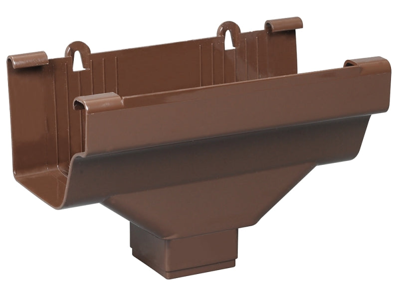 Amerimax M1506 Gutter Drop Outlet, Vinyl, Brown