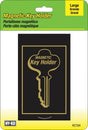 Hy-Ko KC164 Magnetic Key Holder, Plastic, Black