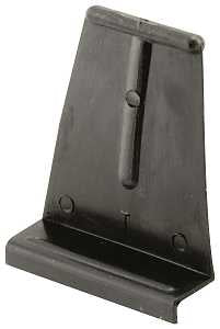 Make-2-Fit PL 7921 Spline Channel Pull Tab, 15/16 in W x 1/4 in D x 1-5/32 in H Dimensions, Plastic, Black, Raw, 6/CD