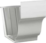 Amerimax 27209 Gutter Connector, Aluminum, White
