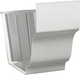 Amerimax 27209 Gutter Connector, 5 in Gutter, Aluminum, White