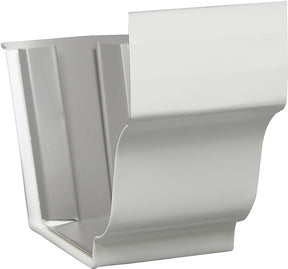 Amerimax 27209 Gutter Connector, 5 in Gutter, Aluminum, White