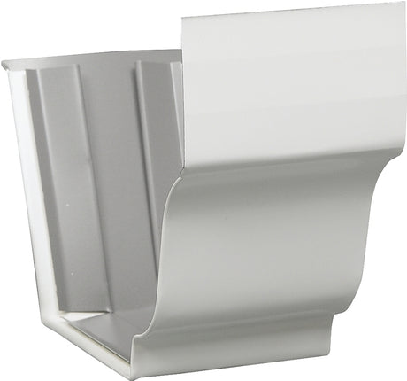 Amerimax 27209 Gutter Connector, 5 in Gutter, Aluminum, White