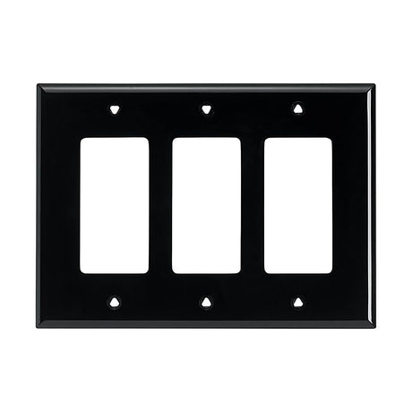DECORATOR / GFCI WALLPLATE BLA, Pack of 15