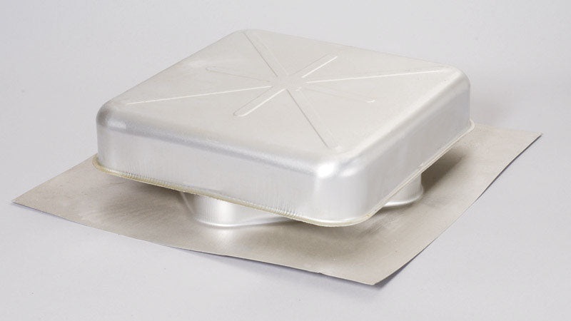 Air Vent 3.6 in. H X 15 in. W X 16 in. L White Aluminum Roof Vent, Pack of 6