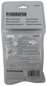 ProSource T003-3L Tube Cutter, 5/8 in Max Pipe/Tube Dia, 1/8 in Mini Pipe/Tube Dia, Steel Blade