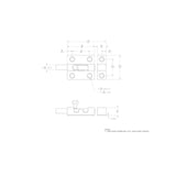 Ace 2.5 in. L Black Steel Barrel Bolt 1 pk