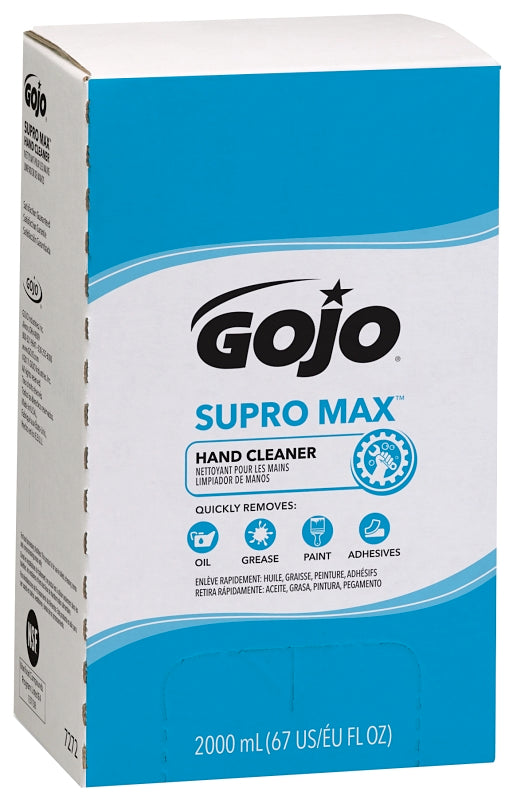 Gojo 7272-04 Hand Cleaner, Liquid, Tan, Pleasant, 2000 mL, Refill